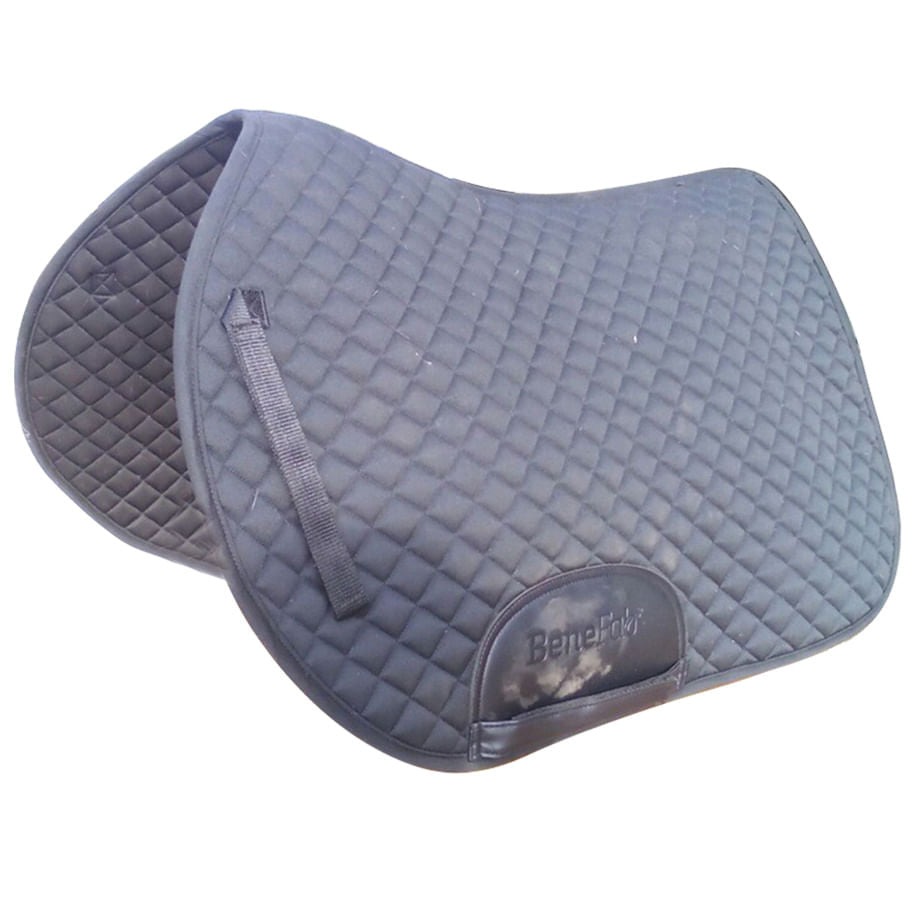 BeneFab Therapeutic All Purpose Horse Saddle Pad, Black — Pet Supplies ...