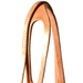 Berlin Leather Hermann Oak Shaped Ear Headstall with Throat Latch - BCLDC - 2