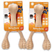 BetterBone Hard Density Dog Chew Toy for Aggressive Chewers, Beef - BS2E-2 - Hard - 2 ct - Large - 7