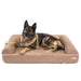 Big Barker 7" Thick Orthopedic Sofa Dog Bed for Large & Giant Breed Dogs – Vet Recommended, Joint Support, Durable Foam - H7Z7 - Khaki - XLarge – 52" x 36" x 7" - 1 ct - 33