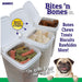Bites & Bones Treat Canister, 3.25 qt - BU2K - White Lid / Clear Base - 3.25 qt - 1 - 4