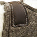 Blue Horse 100% Wool Contoured Saddle Pad with Fleece Bottom - 1211CZ - Gray - 32" x 31" - 1" - 2