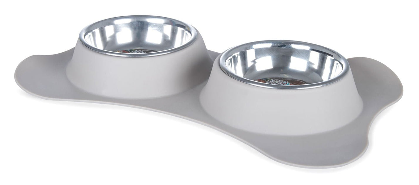 Loving Pets Bone Shaped Dog Flex Diner — Pet Supplies 4 Less