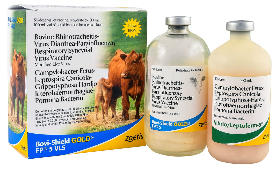 Bovi - Shield Gold FP 5 VL5 - Jeffers - Animal Health & Wellness > Vaccines