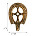 Jeffers Solid Brass Horse Bridle & Tack Wall Mounted Bracket - IAD6 - 1 - 6