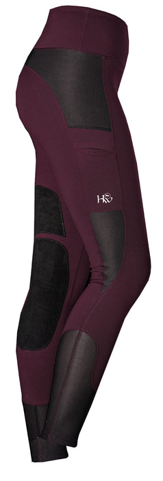 Breathable Women's Riding Tights - FO1F1 - Fig - Medium - 3