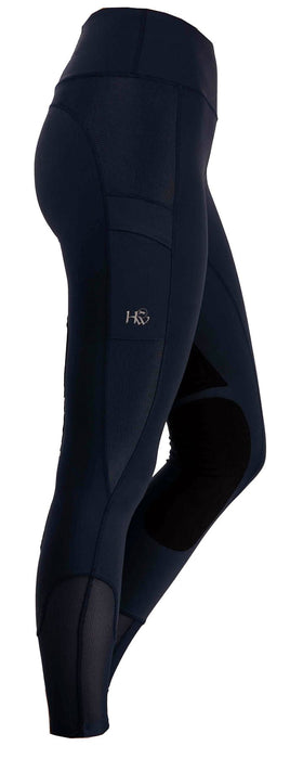 Breathable Women's Riding Tights - FO2FT - Navy - Small - 5