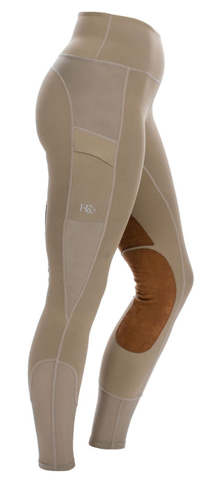 Breathable Women's Riding Tights - FO2G2 - Tan - Medium - 2