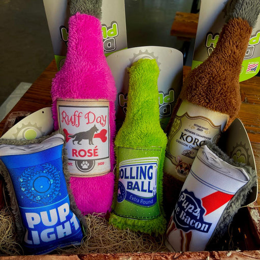 BrewGear Assorted Beverage Dog Toys - CD22 - Beer - Small - 1 ct - 2