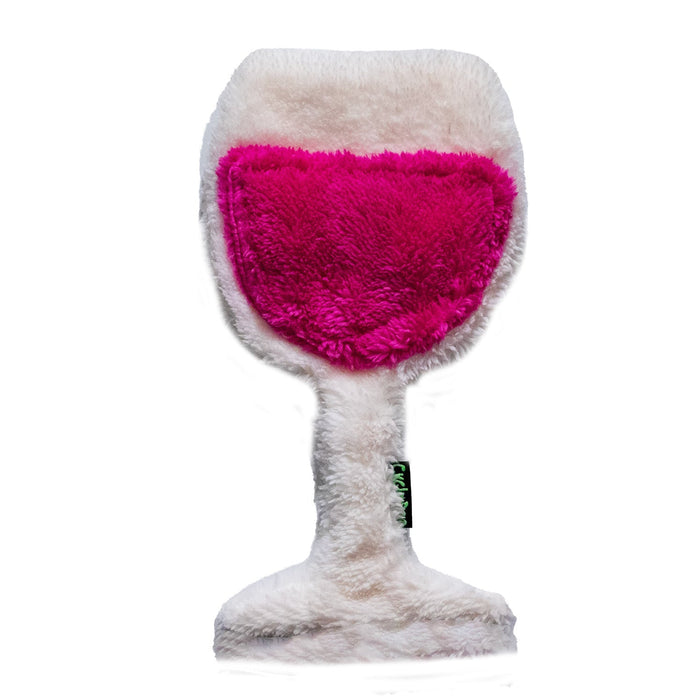 BrewGear Assorted Beverage Dog Toys - CD28 - Wine Glass - Medium - 1 ct - 13