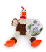 Brown Skinny Rooster Dog Toy - J61AS - Mini - 1
