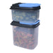 Trip & Treat 2pk Totes Color Blue/Black Lid / Clear Base