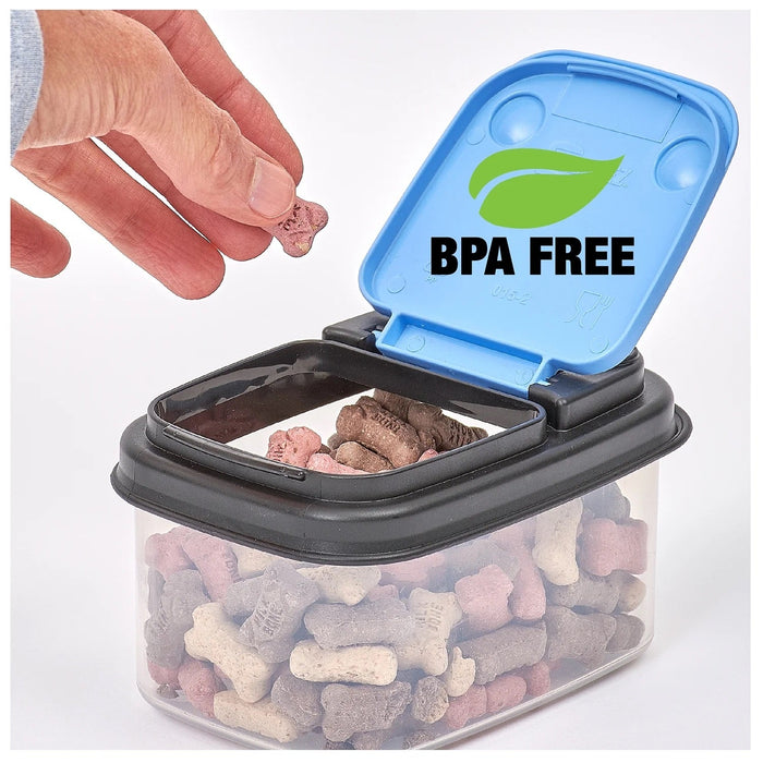 Trip & Treat 2pk Totes Color Blue/Black Lid / Clear Base