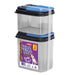 Trip & Treat 2pk Totes Color Blue/Black Lid / Clear Base