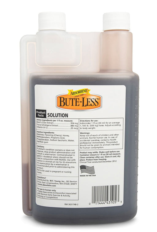 Absorbine BUTE - LESS Inflamation Supplement for Horses - EJB6 - Paste, 3 Doses - 3