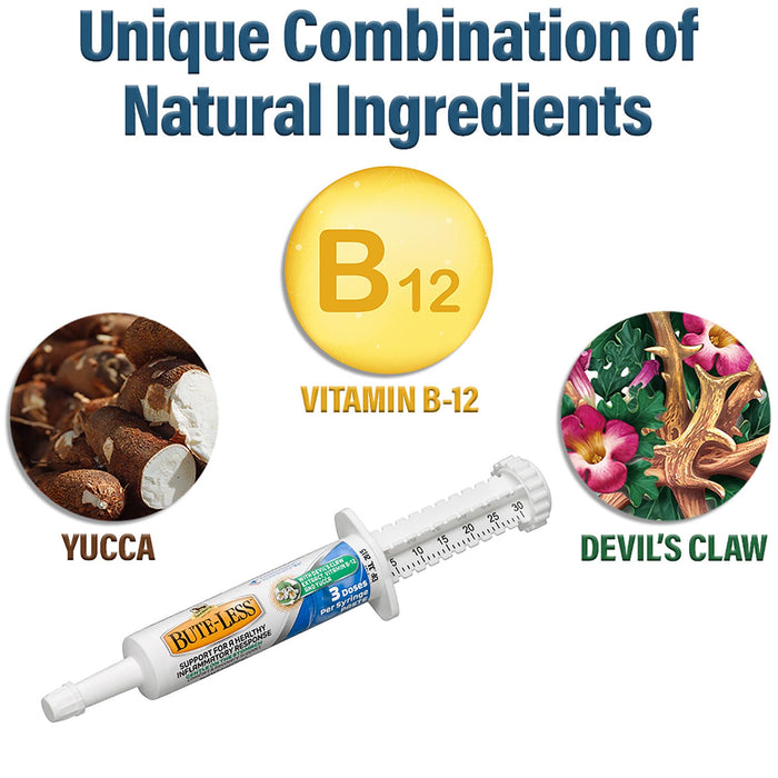 Absorbine BUTE - LESS Inflamation Supplement for Horses - EJB6 - Paste, 3 Doses - 9