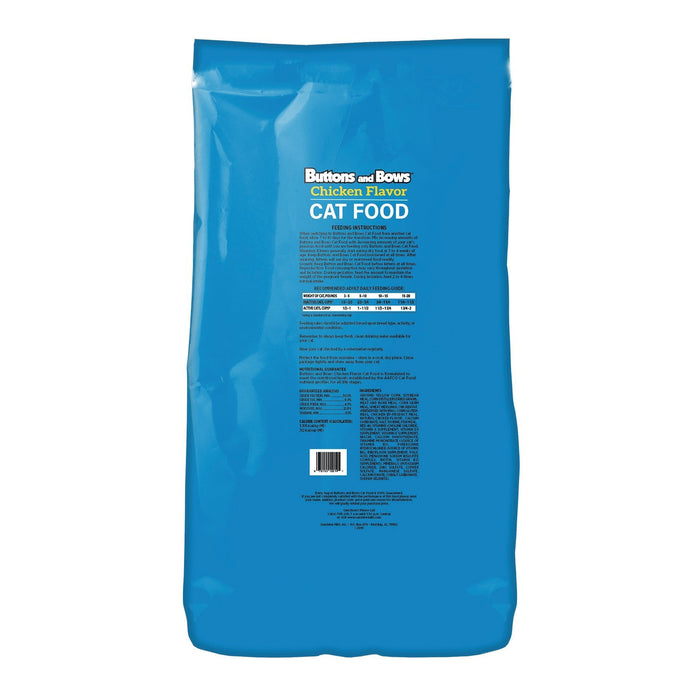 Buttons & Bows Original Blend Cat Food - SUS2V - 20 lb - Chicken, Salmon, Tuna - 4