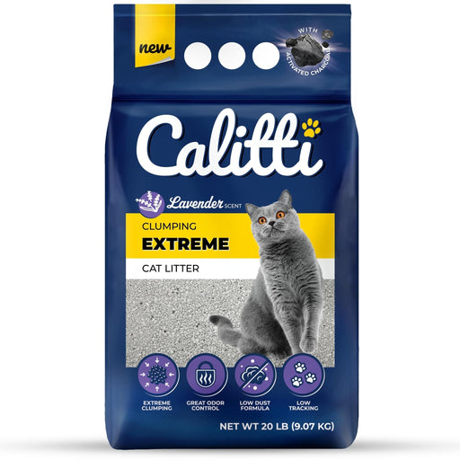 Calitti Extreme Clumping Cat Litter, 20 lbs - SD217 - 20 lbs - Lavender - 2
