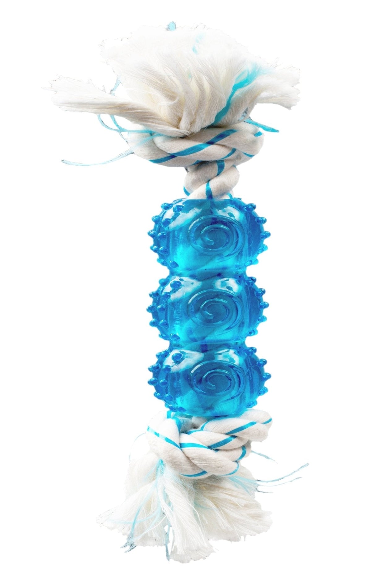 Canine Clean Peppermint Rope w/3 TPR Balls — Pet Supplies 4 Less