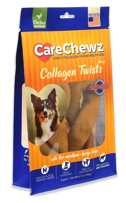 CareChewz Collagen Twists, 2 pack - Jeffers - Dog Supplies > Dog Treats