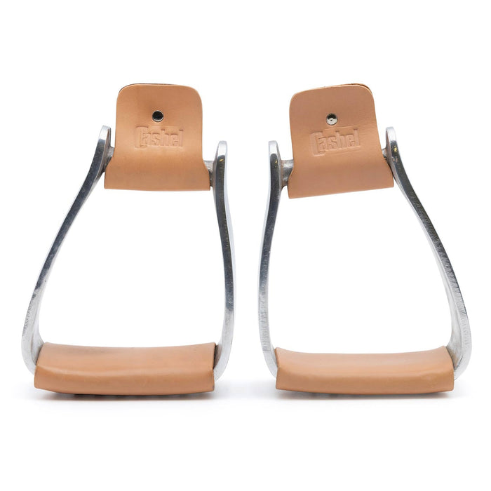 Cashel Aluminum Slanted Stirrups, Pair - QLEC - 3 in x 5.5 in - 4