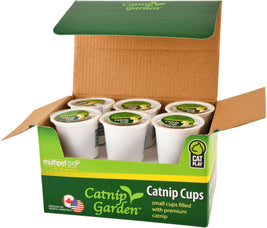 Catnip Garden Natural Catnip Cups, 4g, 12-Pack