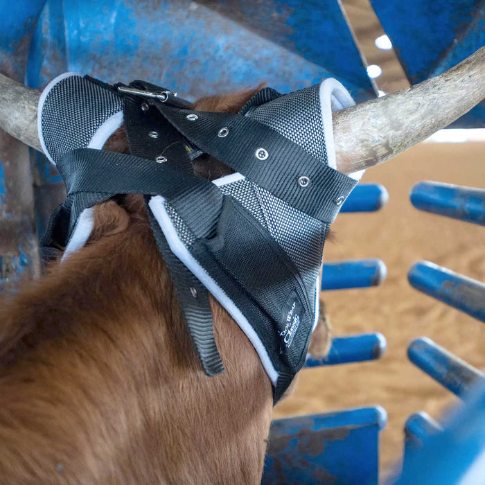 Cattle Clear Vision Cool Wrap Horn Wrap for Roping - CR1XR - Grey/Black - 4