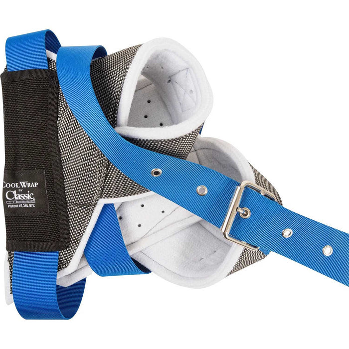 Cattle Clear Vision Cool Wrap Horn Wrap for Roping - CR1XS - Grey/Blue - 5