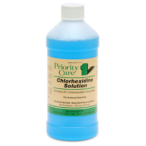 Chlorhexidine Veterinary Disinfectant Solution - A2CT - Chlorhexidine Disinfectant, pint - 1