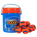 Chuckit! Bucket with Ultra Balls - DKXH - Blue/Orange - 1