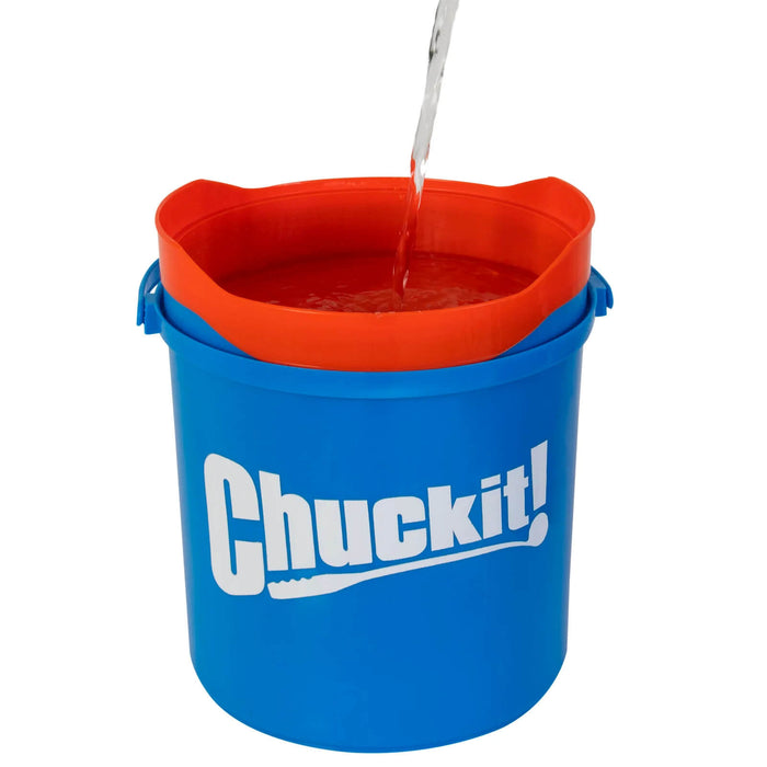 Chuckit! Bucket with Ultra Balls - DKXH - Blue/Orange - 3