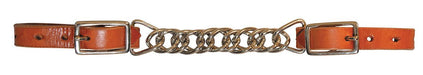 Circle Y Double Flat Link Curb Chains for Horses - 941D3 - 4.5" - Regular Oil - 2