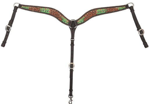 Circle Y Cactus Country Breast Collar - Jeffers - Horse Supplies > Horse Tack > Breast Collars