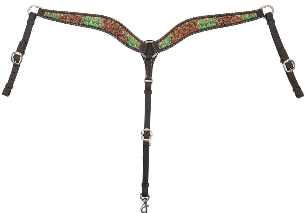 Circle Y Cactus Country Breast Collar - Jeffers - Horse Supplies > Horse Tack > Breast Collars