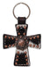 DUPLICATE - RD1JM - Circle Y Cross Key Chain, Cowhide - RD1JM-DUPE - Cowhide - 1