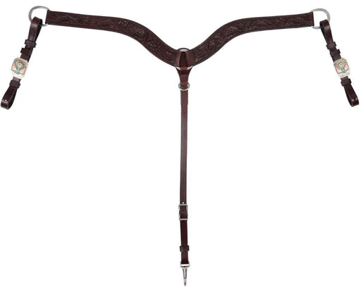 Circle Y Great Oak Breast Collar, Full - Jeffers - Horse Supplies > Horse Tack > Breast Collars