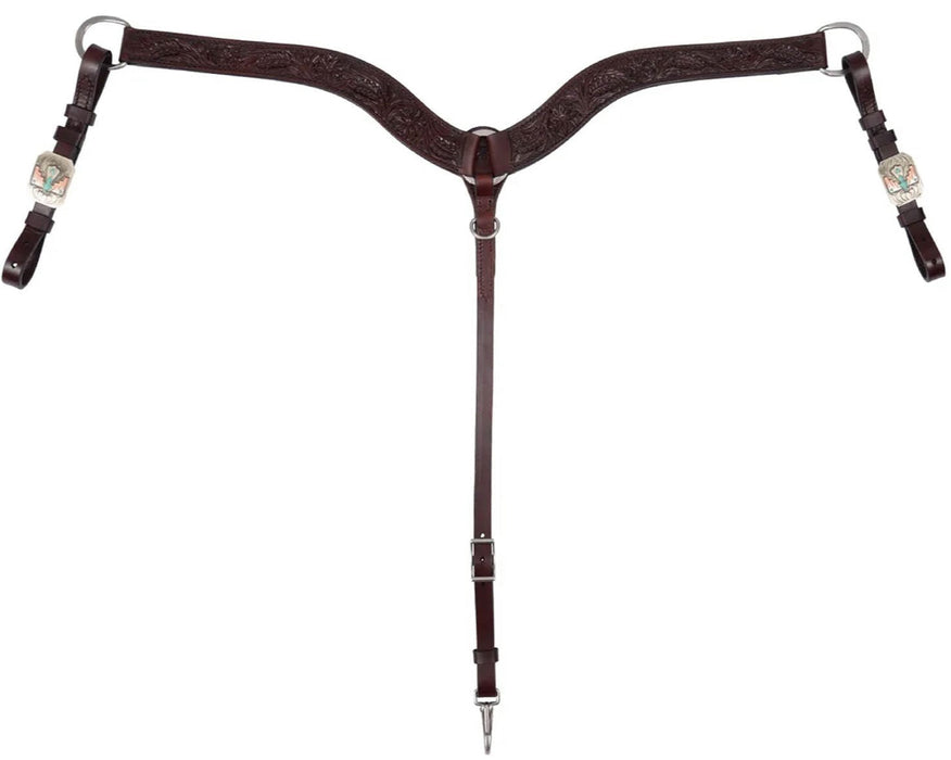 Circle Y Great Oak Breast Collar, Full - Jeffers - Horse Supplies > Horse Tack > Breast Collars