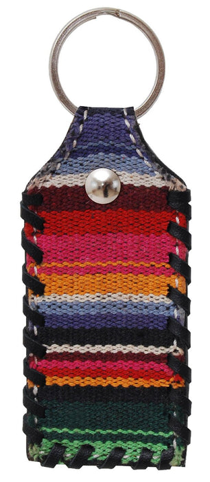 DUPLICATE - RD1JN - Circle Y Rectangle Key Chain, Serape - RD1JN-DUPE - Serape - 1