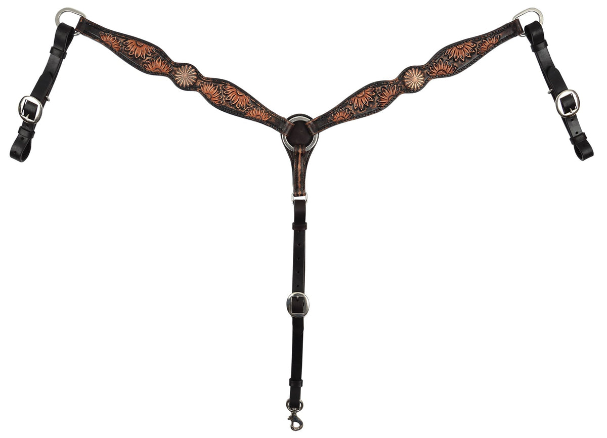 Circle Y Sunflower Breast Collar for Horses — Pet Supplies 4 Less