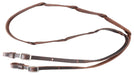 Classic Equine Blood Twist Latigo Leather Barrel Rein for Horses - CR9P - 1