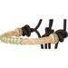 Classic Equine Braided Rawhide Nylon Rope Halter - CR91 - Turquoise/Gold - 32
