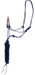 Classic Equine Braided Rawhide Nylon Rope Halter - CR91 - Turquoise/Gold - 21