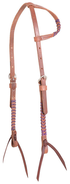 Classic Equine Laced One Ear Headstall, Full - Jeffers - Horse Supplies > Horse Tack > Bridles & Headstalls