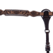 Cody Pro Flower Tooled Breast Collar - BUF2J - 2