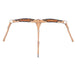 Cody Pro Two - Tone Carved Contoured Breast Collar with Floral Tooling - BUFW9 - Brown - Horse - 1