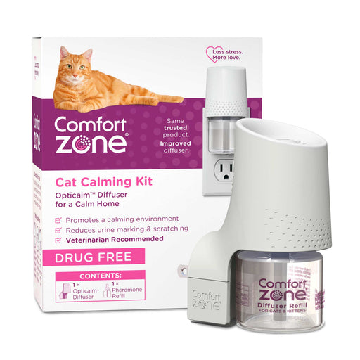 Comfort Zone Plug - In Diffuser with Feliway - FAZ6 - Comfort Zone with Feliway Plug - In Kit - 1
