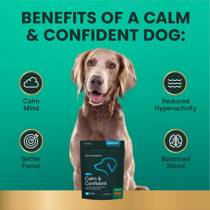Composure, 60 Bite Sized Chews - 015VS-900780-60 - chicken liver flavor - 60 ct chews - 5