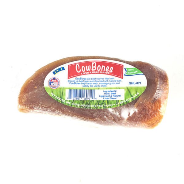 Cowbones Filled with Beef Ligament Natural Dog Chew - PCI37 - Liver - Single Pack - 2