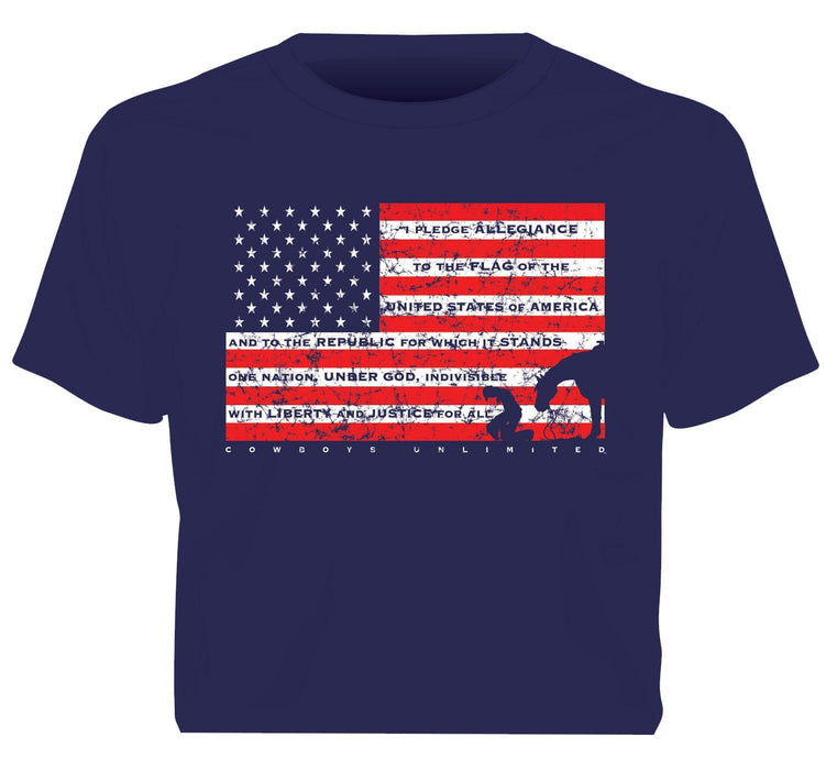 Cowboys Unlimited "Pledge of Allegiance" T-Shirt - U8S5 - 1
