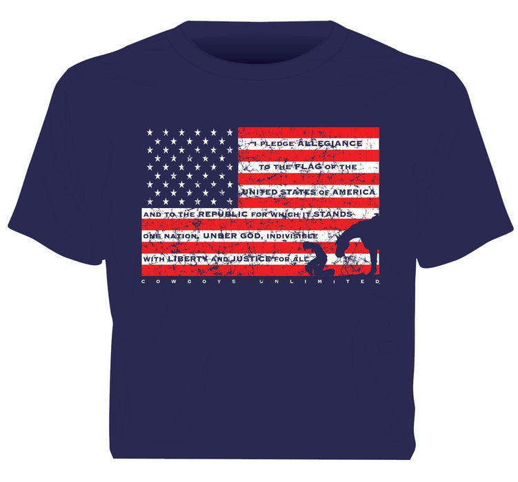 Cowboys Unlimited "Pledge of Allegiance" T-Shirt - U8S5 - 10